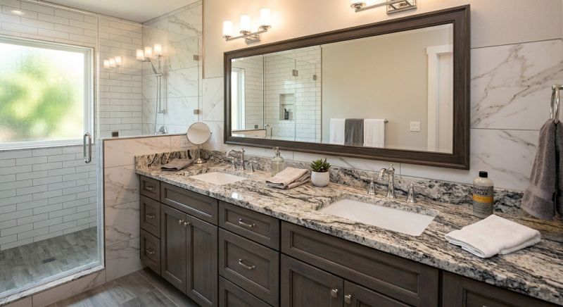 Granite Shower Installation in Lake Orion, MI