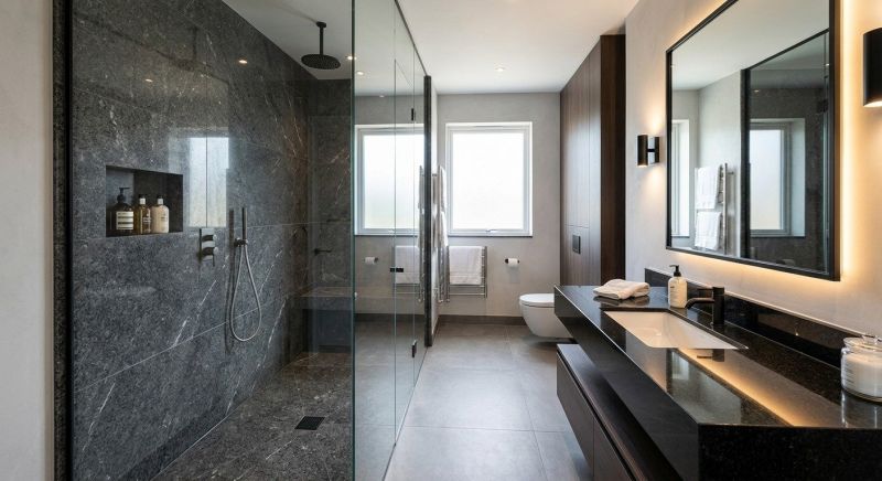 Granite Shower Installation in Lake Orion, MI